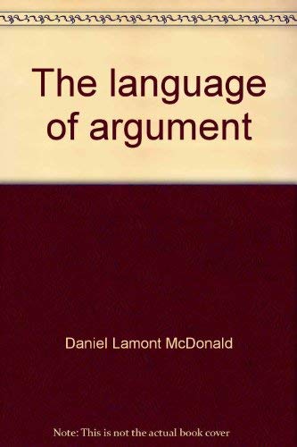 Book The Language Of Argument free