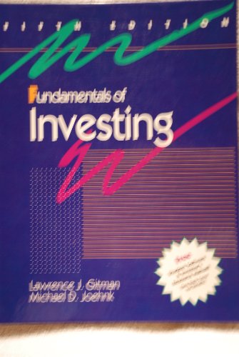 Book Fundamentals of investing free