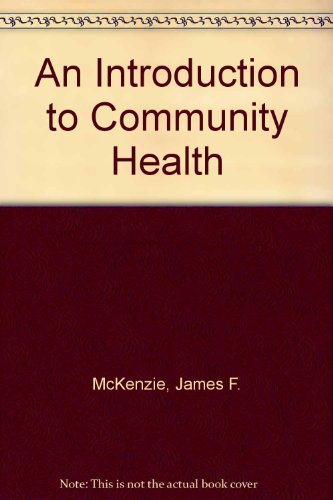 Book An Introduction To Community Health free