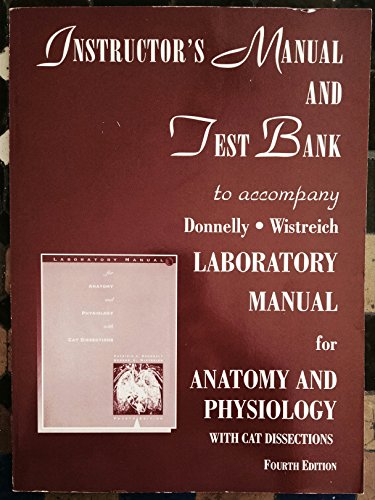 Book Instructor's Manual And Test Bank To Accompany Laboratory Manual For Anatomy And Physiology, 4th Edition free