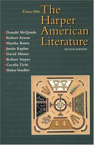 Book Harper American Literature, Volume I (2nd Edition) free
