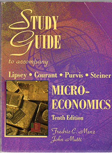 Book Study guide to accompany microeconomics, tenth edition free