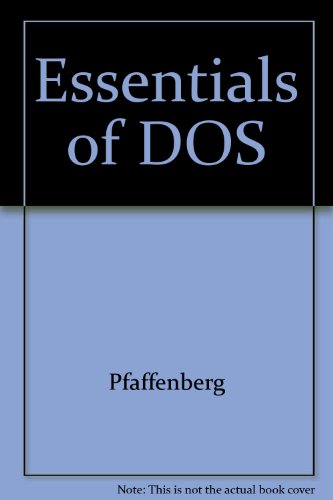 Book Essentials of DOS free