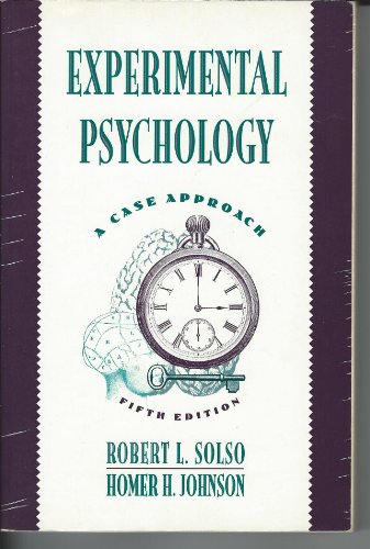 Book Experimental Psychology: A Case Approach free