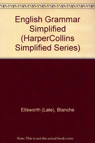 Book English Grammar Simplified (Harpercollins Simplified Series) free