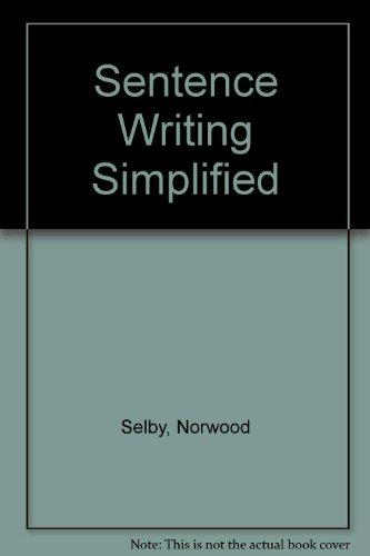 Book Sentence Writing Simplified (HarperCollins Simplified Series) free