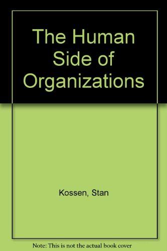 Book The Human Side of Organizations free