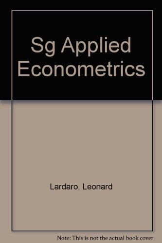 Book Sg Applied Econometrics free