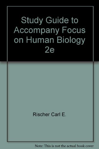 Book Study Guide To Accompany Focus On Human Biology 2e free