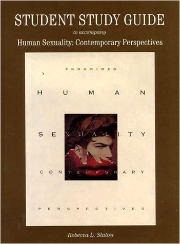 Book Student Study Guide to Accompany Human Sexuality: Contemporary Perspectives free