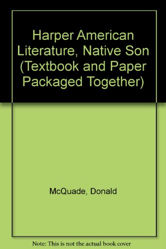 Book Harper American Literature, Native Son (Textbook and Paper Packaged Together) free