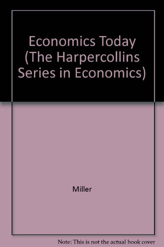 Book Economics Today/your Economic Life: A Student Guide To Accompany Economics Today (the Harpercollins Series In Economics) free