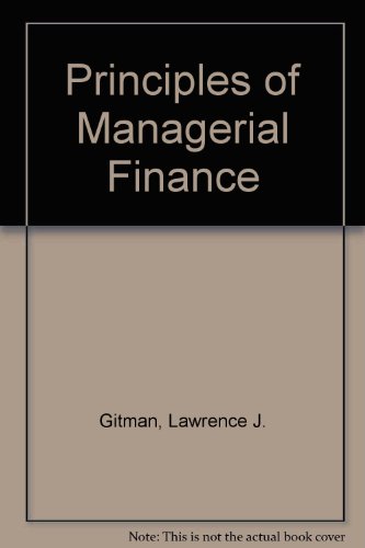 Book Principles of Managerial Finance free