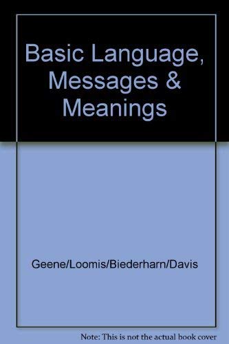 Book Basic Language, Messages Meanings free