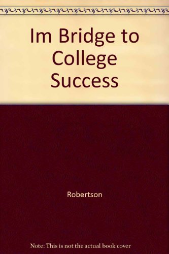 Book Im Bridge To College Success free