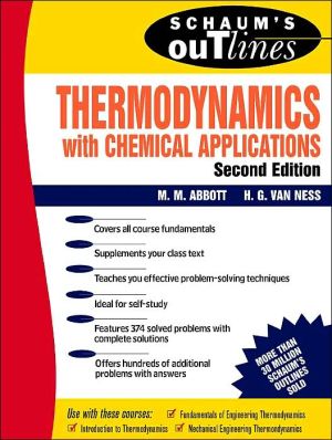 Book Schaum's Outline of Thermodynamics With Chemical Applications (Schaum's Outline Series) free