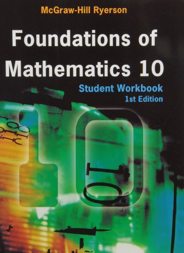 Book Foundations of Mathematics 10 Student Workbook free