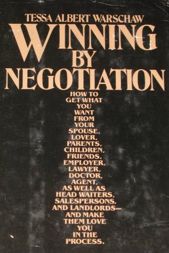 Book Winning by negotiation free