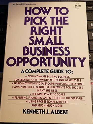 Book How to Pick the Right Small Business Opportunity free