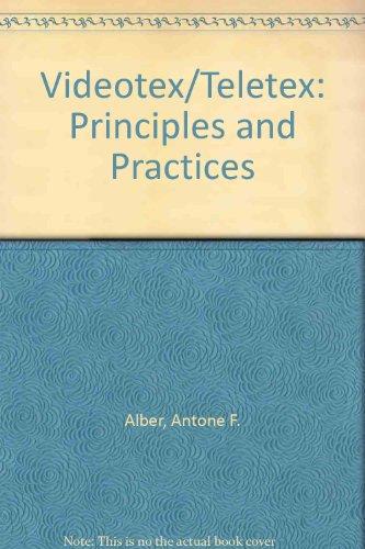 Book Videotext/teletext: Principles And Practices free