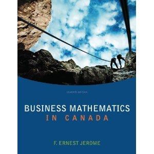 Book Business Mathematics In Canada free
