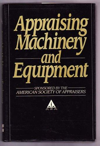 Book Appraising Machinery and Equipment free