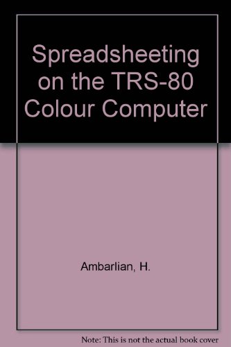 Book Spreadsheeting on the TRS-80 color computer free