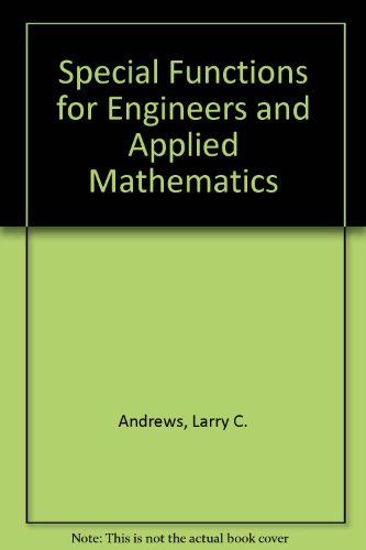 Book Special Functions For Engineers And Applied Mathematics free