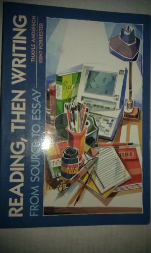 Book Reading, Then Writing: From Source To Essay free