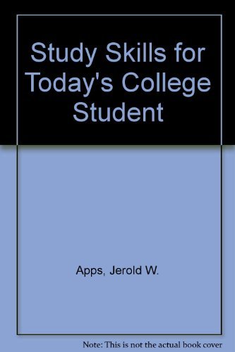 Book Study Skills for Today's College Student free