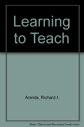 Book Learning To Teach free