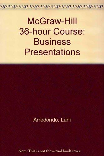 Book The McGraw-Hill 36-Hour Course: Business Presentations free
