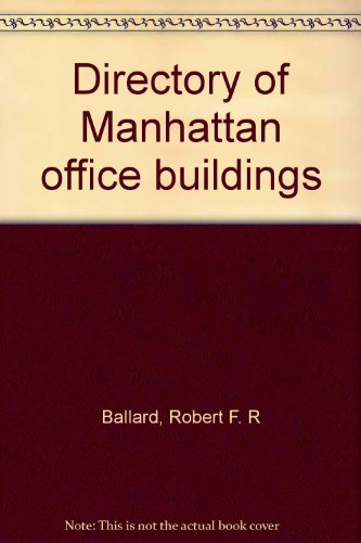 Book Directory Of Manhattan Office Buildings free