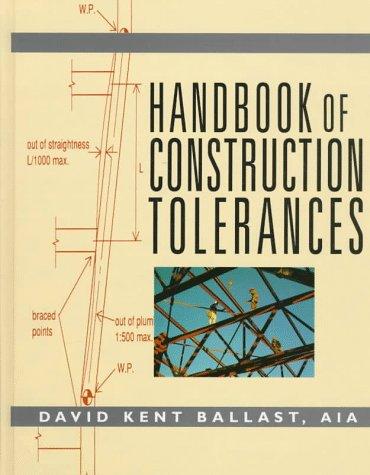 Book Handbook of Construction Tolerances free