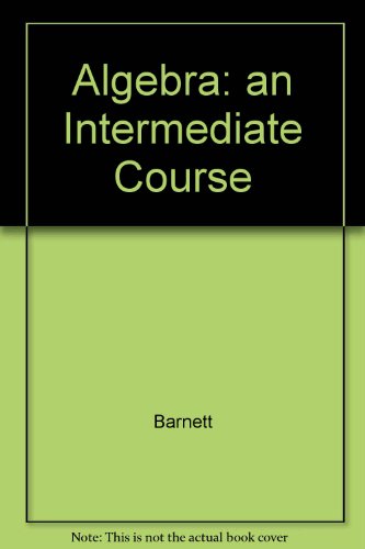 Book Algebra: An Intermediate Course free
