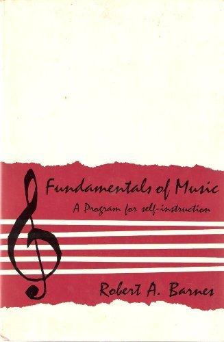 Book Fundamentals of Music a Program for Self-Instruction free