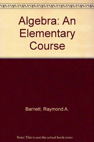 Book Algebra: An Elementary Course free