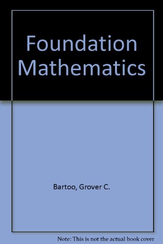 Book Foundation Mathematics free