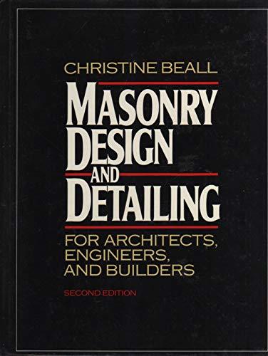 Book Masonry Design and Detailing: For Architects, Engineers, and Builders free