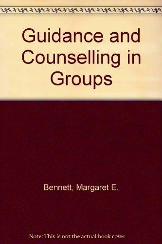 Book Guidance And Counseling In Groups. free