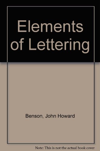 Book Elements Of Lettering free