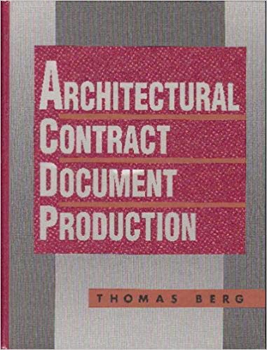 Book Architectural Contract Document Production free