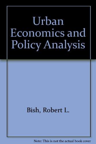 Book Urban economics and policy analysis free