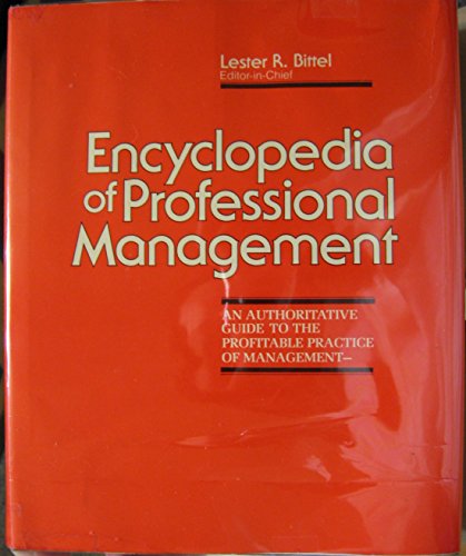 Book Encyclopedia of Professional Management free