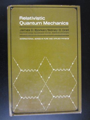 Book Relativistic Quantum Mechanics (Pure & Applied Physics) free