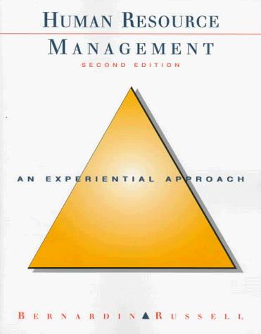 Book Human Resource Management: An Experiential Approach free