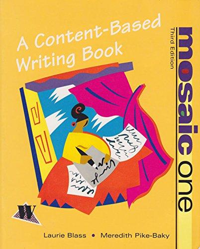Book Mosaic I: A Content-Based Writing Book free
