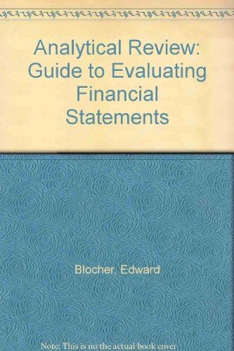 Book Analytical Review: A Guide to Evaluating Financial Statements free