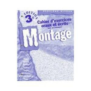 Book Workbook/Lab Manual to accompany Montage: Deuxieme niveau free