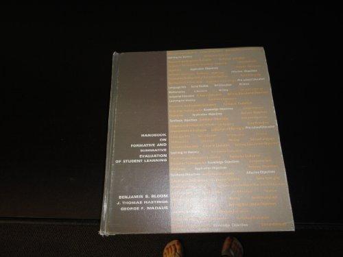 Book Handbook On Formative and Summative Evaluation of Student Learning free